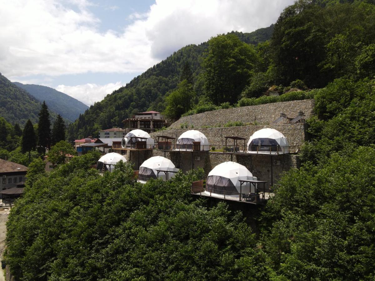 Kaledome Orman Evleri Hotel Camlihemsin ภายนอก รูปภาพ