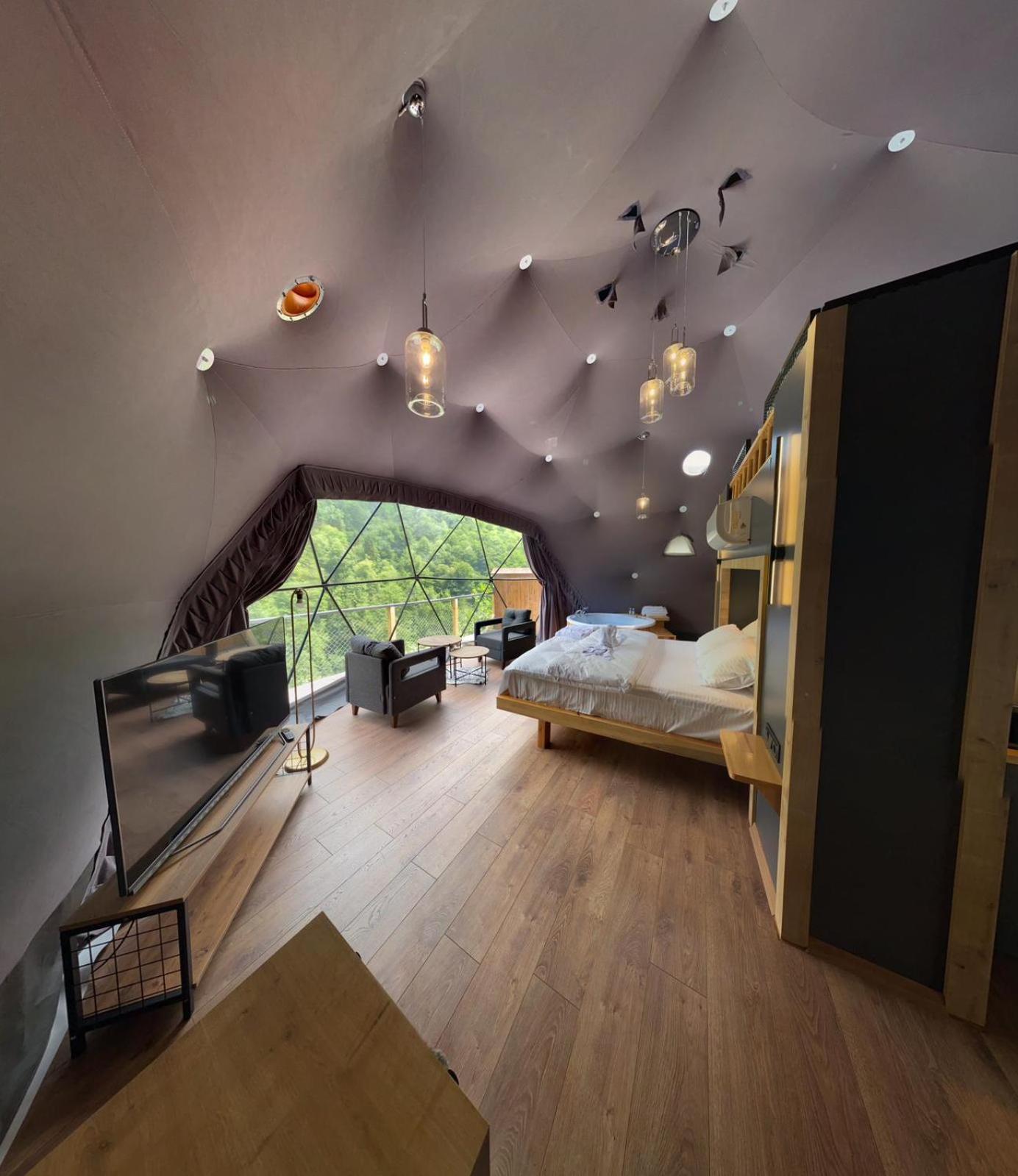 Kaledome Orman Evleri Hotel Camlihemsin ภายนอก รูปภาพ