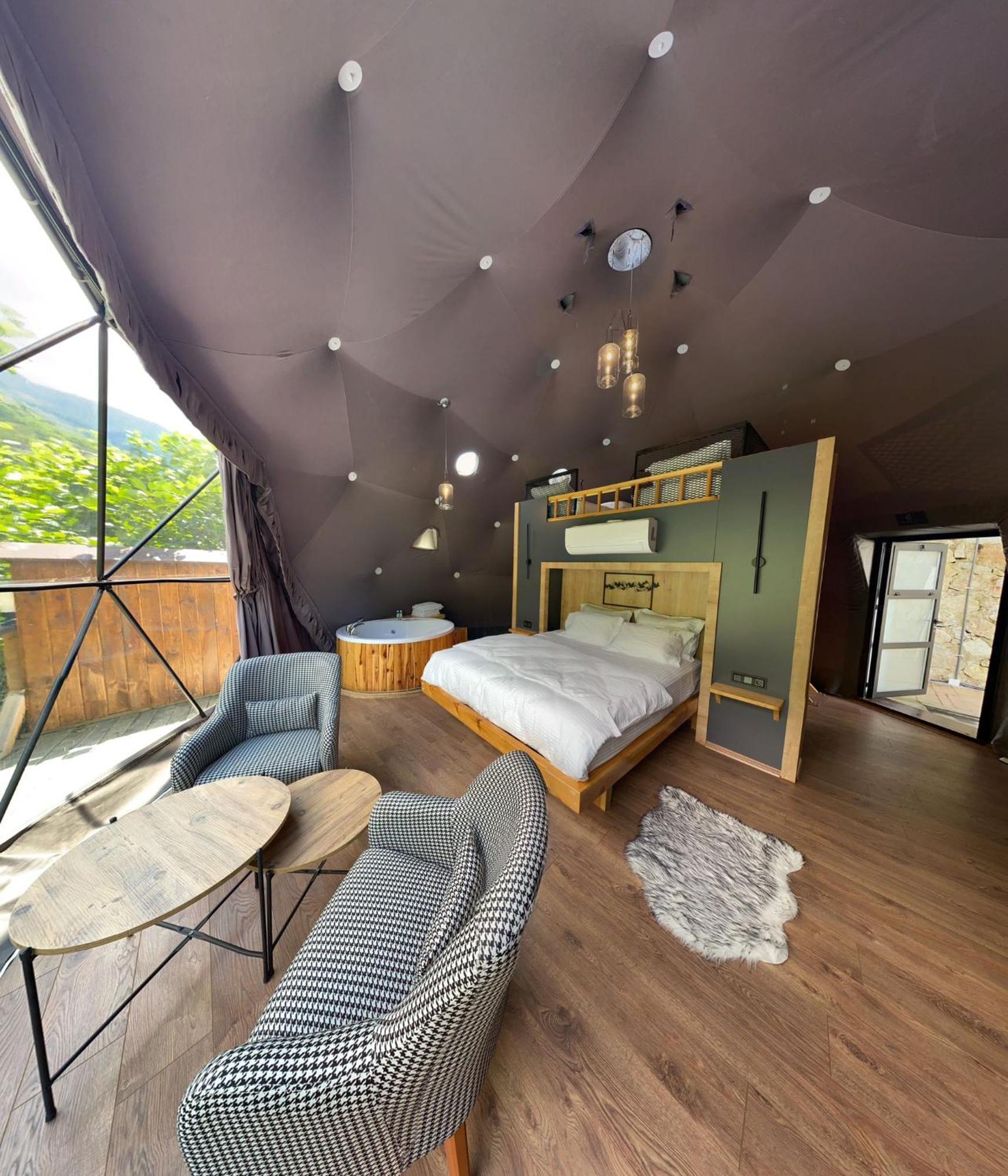Kaledome Orman Evleri Hotel Camlihemsin ภายนอก รูปภาพ